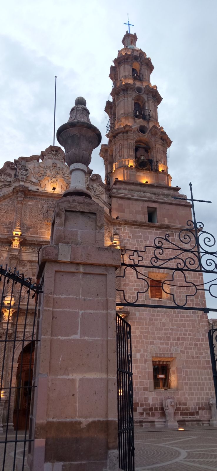 Cathedral bell tower in the historic center